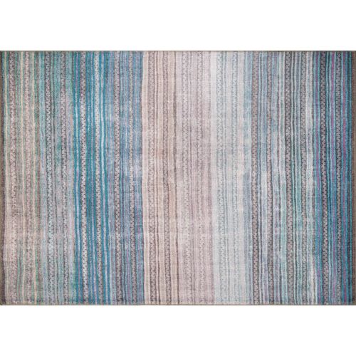 Funk Chenille - Blue AL 120  Multicolor Hall Carpet (75 x 150) slika 1