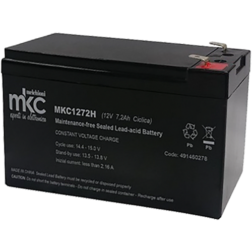 MKC Baterija akumulatorska, premium, 12V / 7.2Ah - MKC1272H slika 1