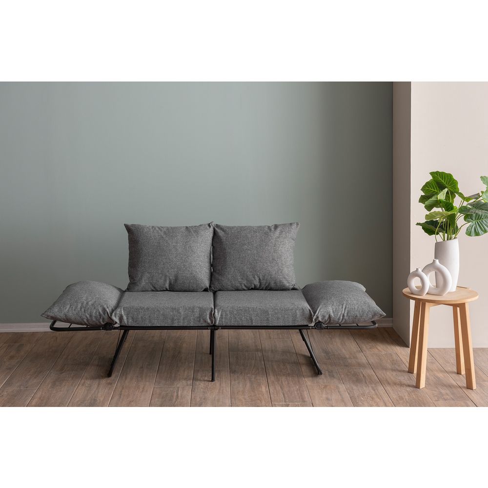 Viper Dvosjed - Svijetlo Siva Dvosjedna Sofa na Razvlačenje slika 4