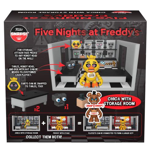 Snaps! playset figure Five Nights at Freddys Chica with Storage Room slika 5