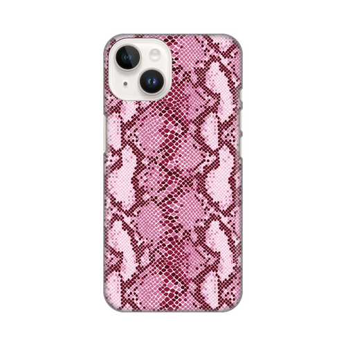 Torbica Silikonska Print za iPhone 14 6.1 Pink Snake slika 1