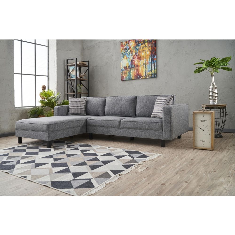 Kale Lino Lijevi - Sivi Kutni Sofa slika 2