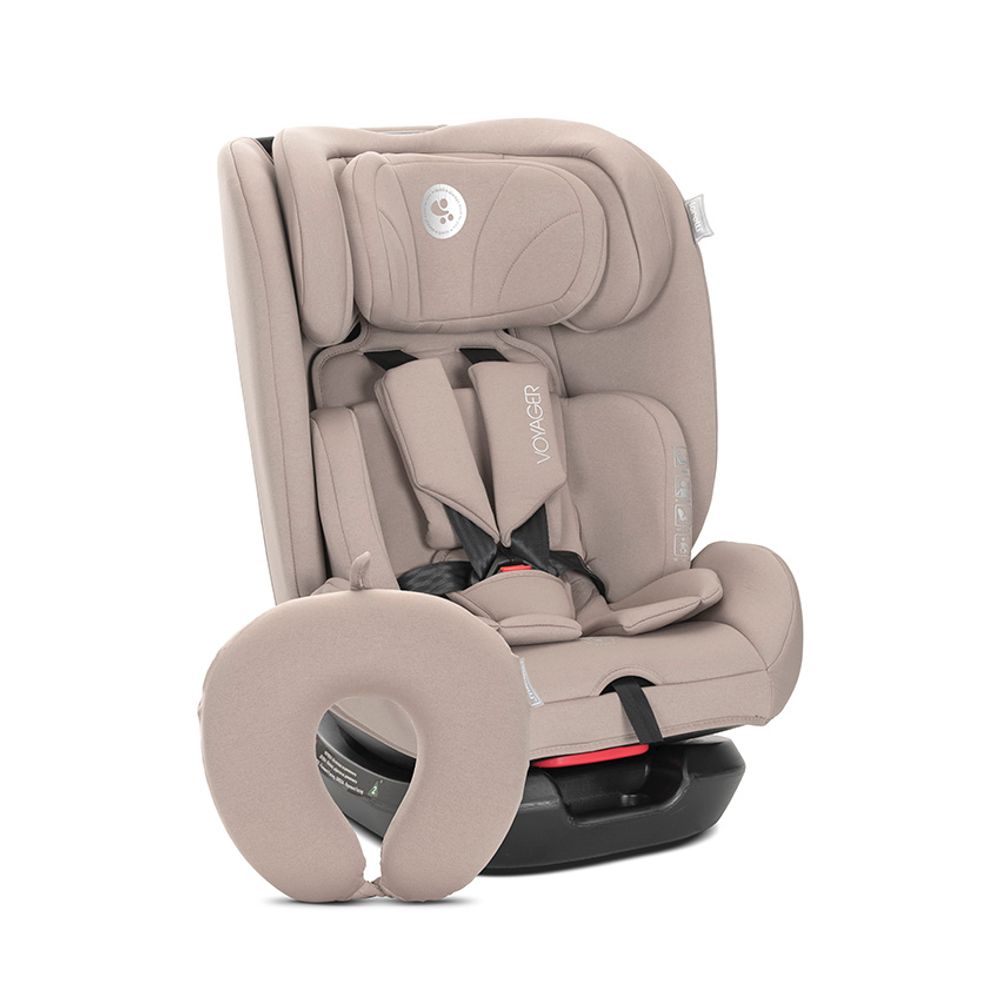 Lorelli Autosjedalica Voyager i-Size 40-150cm + Jastuk za putovanje, Beige slika 1