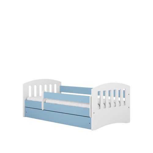 Drveni dječji krevet Classic s ladicom - plavi - 160*80cm slika 4