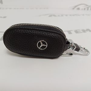 Torbica Kožna Za Ključ Crna Mercedes
