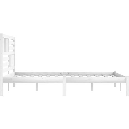 Okvir za krevet od borovine bijeli 180 x 200 cm 6FT Super King slika 13
