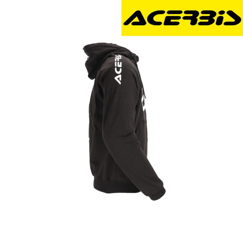 Duks - dukserica za motor Acerbis Fly Hoodie - Crna vel.XL slika 2