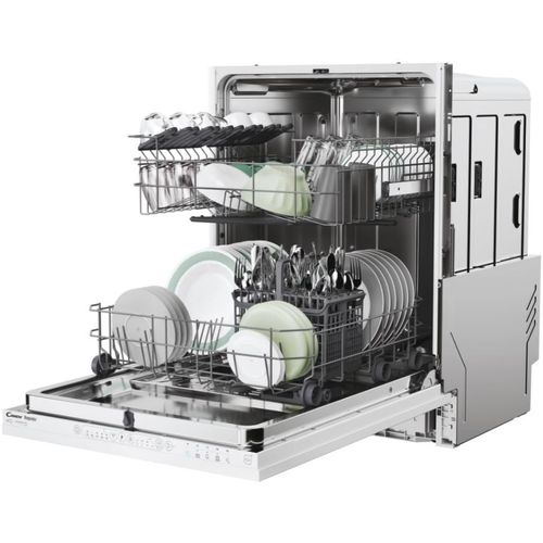 Candy CI 3E7L0W Ugradna mašina za pranje sudova, 13 kompleta, Inverter, Širina 59.7 cm slika 4