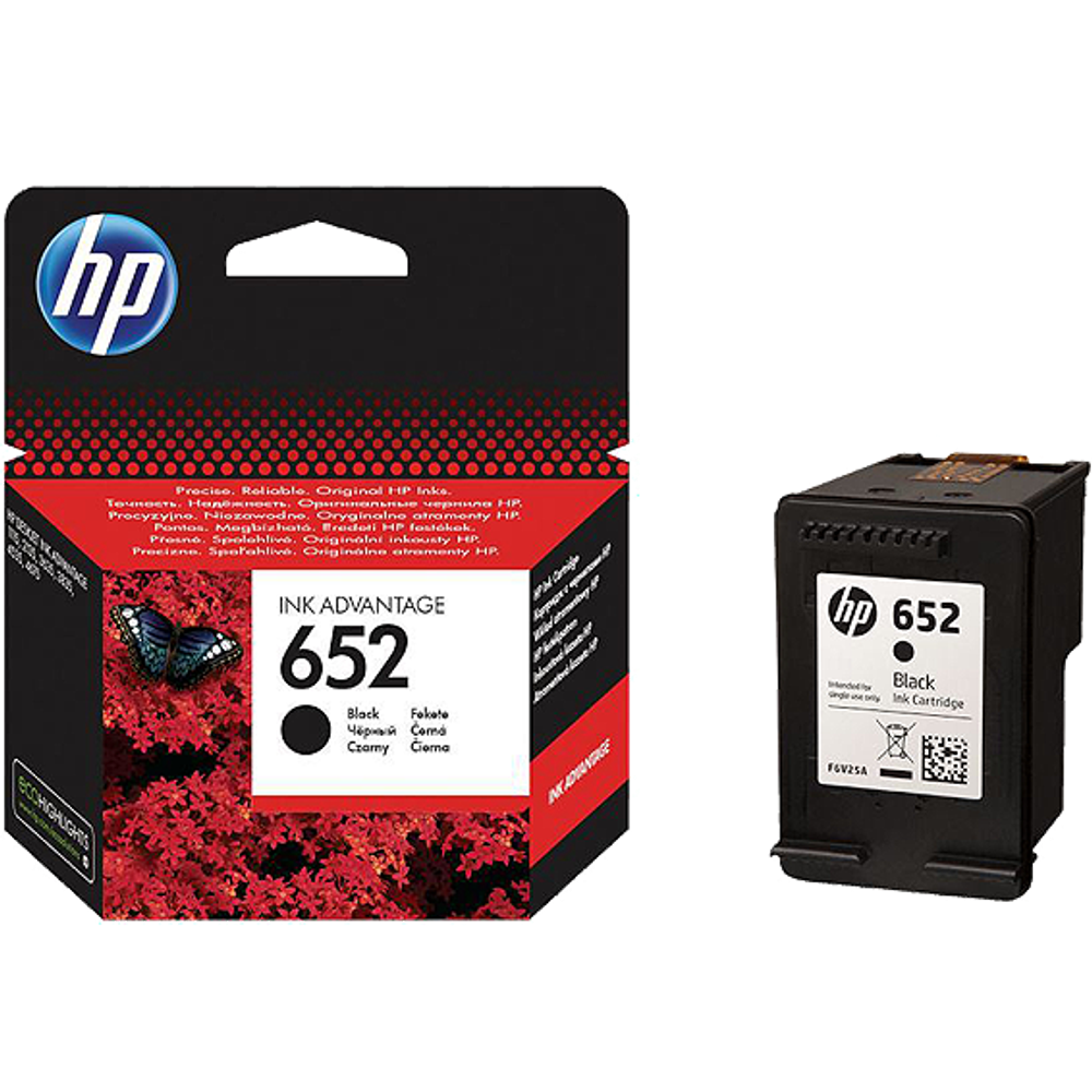 HP Tinta 652 (F6V25AE), crna slika 1