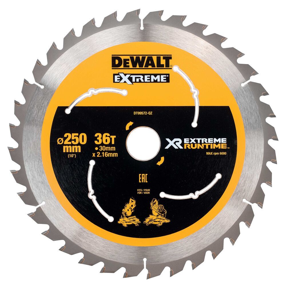Dewalt list za poteznu pilu 250mmx30mm 36T FLEXVOLT DT99572 slika 1