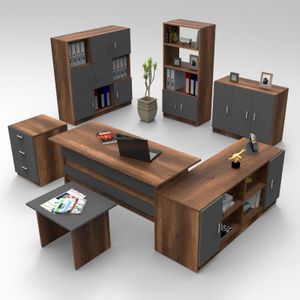 Vo19-Ba Baroque Anthracite Set Ureda