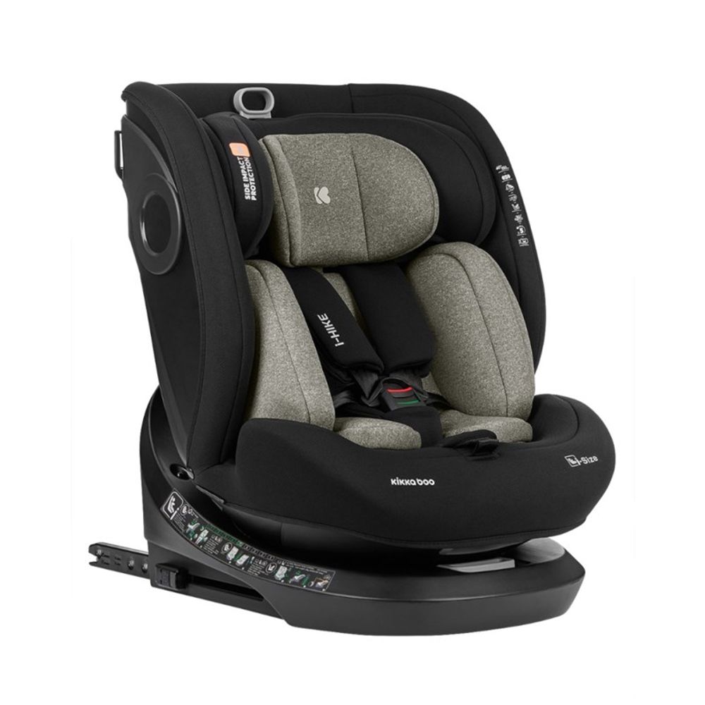 Kikka Boo Autosjedalica i-Hike 40-150cm i-Size Isofix, Black  slika 1