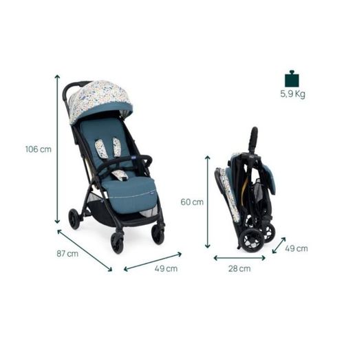 Chicco Kolica Glee, Joyful Teal slika 2