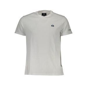 LA MARTINA WHITE MEN'S SHORT SLEEVE T-SHIRT