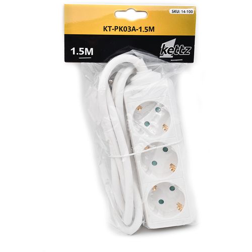 Produžni kabl KETTZ 1.5mm2 KT-PK03A-1.5M 1.5m slika 2