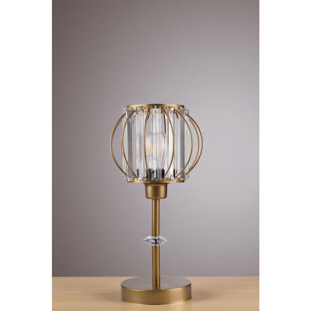 Opviq Stolna lampa 588, zlatna slika 1
