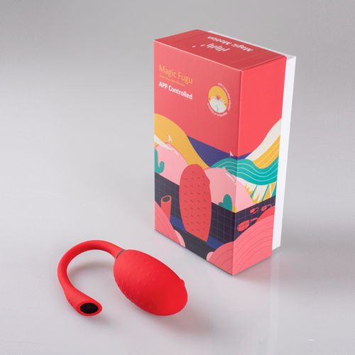 Vibrator Magic Motion - Fugu Smart Wearable, crveni slika 10