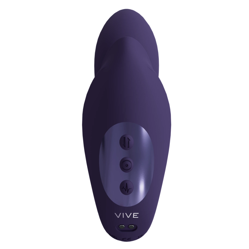 VIVE by Shots Yuki - Vibrator G-točke s dva motora i perlama za masažu - ljubičasta slika 4
