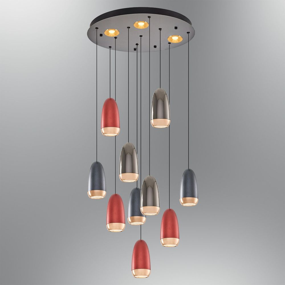 Luster 2804-10A-28 – boje: crvena, plava, siva slika 1