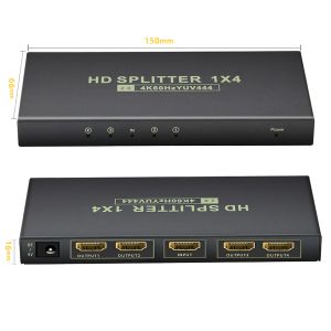 Xwave HDMI 2.0 Spliter 4Kx2K Active,1-in 4-out