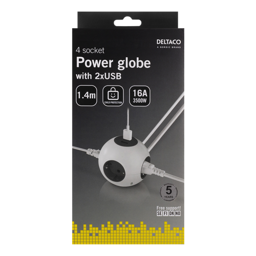 Deltaco produžni kabel Power globe GT-292 slika 3