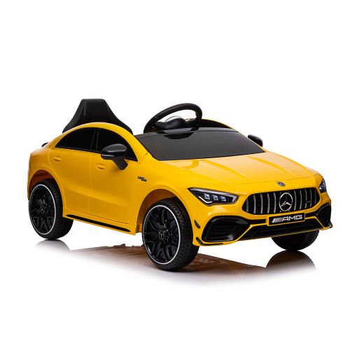 Licencirani auto na akumulator Mercedes CLA 45s AMG 4x4 - žuti slika 7