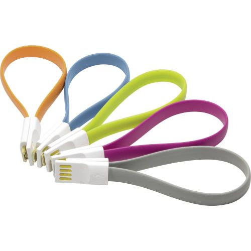 LogiLink USB kabel USB 2.0 USB-A utikač, USB-Micro-B utikač 0.22 m ružičasta magnet na krajevima kabela CU0087 slika 4