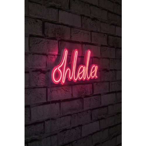 Wallity Ukrasna plastična LED rasvjeta, Oh La La - Pink slika 12