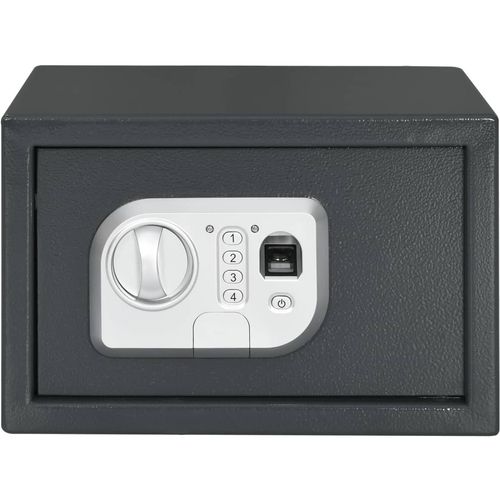Digitalni sef s otiskom prsta tamnosivi 31 x 20 x 20 cm slika 25