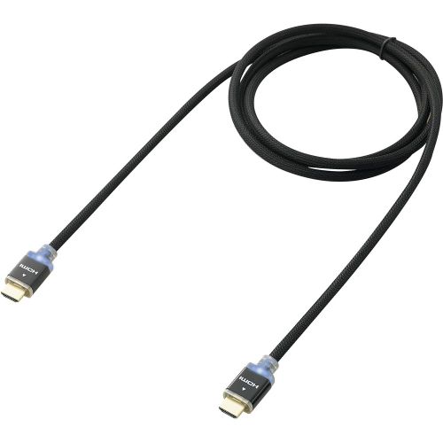 SpeaKa Professional HDMI priključni kabel HDMI A utikač, HDMI A utikač 2.00 m crna SP-7870464 audio povratni kanal (arc), pozlaćeni kontakti, obložen, s LED, Ultra HD (4K) HDMI HDMI kabel slika 1