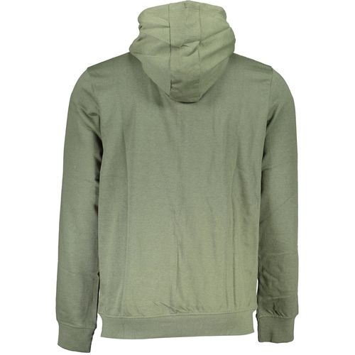 GIAN MARCO VENTURI MEN'S GREEN ZIPPED SWEATSHIRT slika 2