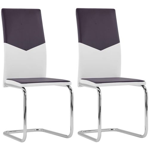Konzolne blagovaonske stolice od umjetne kože 2 kom smeđe slika 17