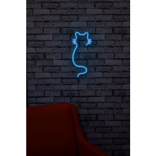 Wallity Ukrasna plastična LED rasvjeta, Cat - Blue slika 12