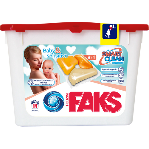 Faks Baby&Sensitive kapsule 3in1 14 komada slika 1