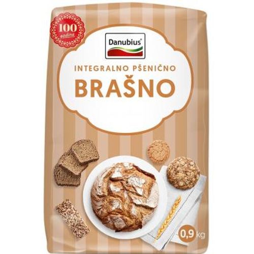 Danubius Integralno pšenično brašno 0,9 kg slika 1