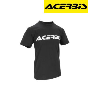 Majica za motor Acerbis T-Logo - Crna vel.XL