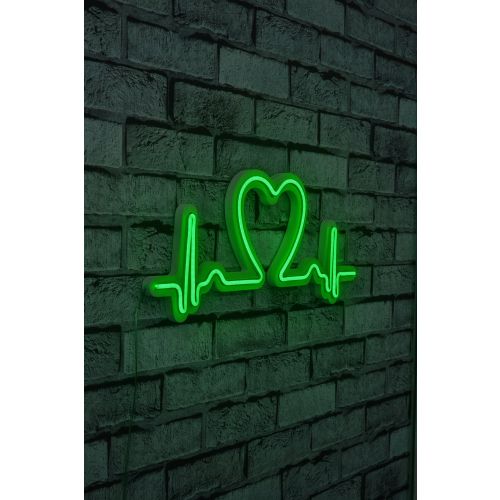 Wallity Ukrasna plastična LED rasvjeta, Love Rhythm - Green slika 10