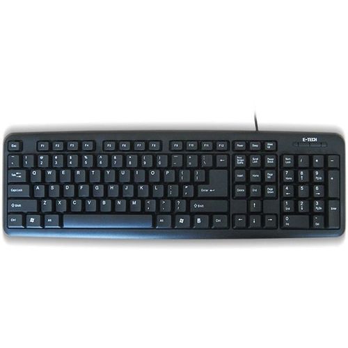 ETECH E-5050 US Crna Žična tastatura slika 1