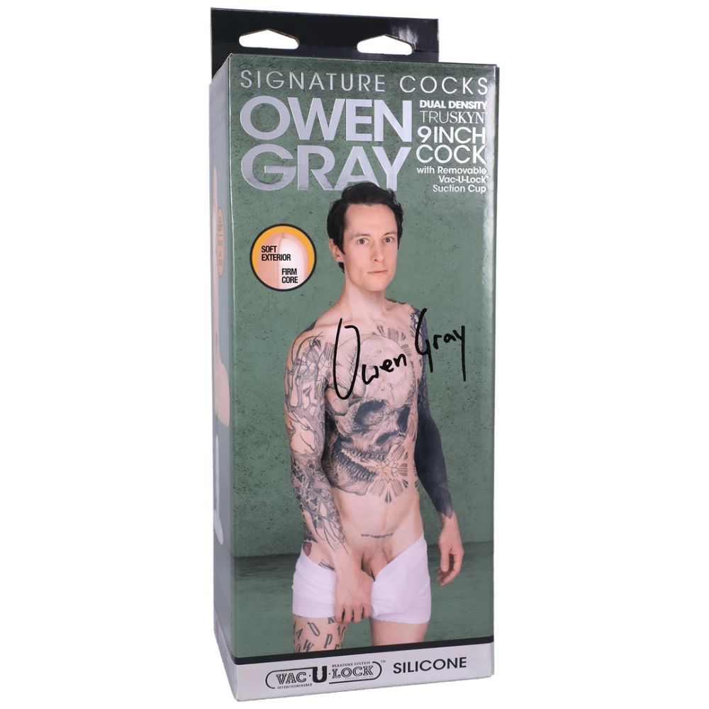 Doc Johnson Owen Gray - Realistični silikonski dildo - 9 / 22 cm slika 2