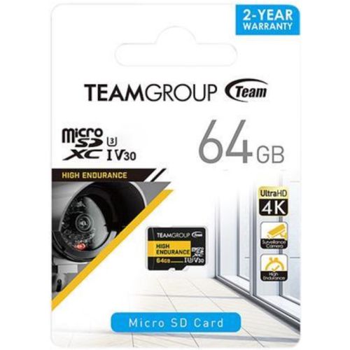 TeamGroup MICRO SDXC 64GB High Endurance UHS-I U3 V30, 100/50MB/s, THUSDX64GIV3002 ZA VIDEO NADZOR! slika 5