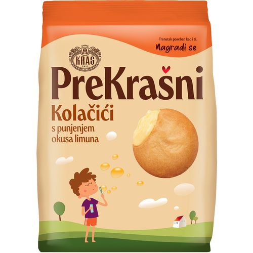 Kraš Prekrašni kolačići s punjenjem okusa limuna 220g slika 1