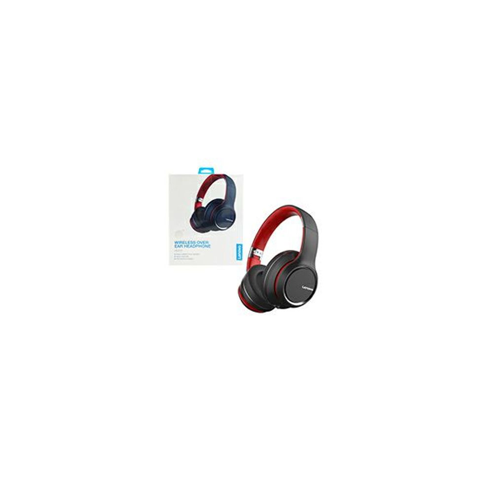 LENOVO SLUŠALICE BLUETOOTH HD200 crno-crvene slika 3