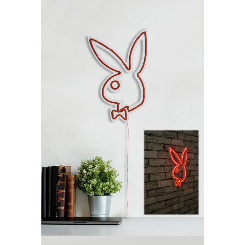 Wallity Ukrasna plastična LED rasvjeta, Playboy - Red slika 3