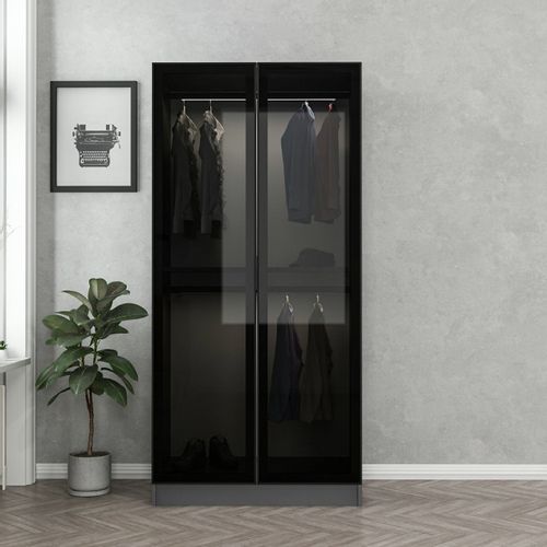 Hanah Home Kale Glass Anthracite - 210 Black Orman slika 2