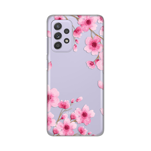 Torbica Silikonska Print Skin za Samsung A525F/A526B/A528B Galaxy A52 4G/A52 5G/A52s 5G Rose Flowers slika 1