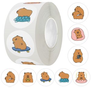 Naljepnice Capybara Traka s raznim uzorcima 2,5 cm 500 komada