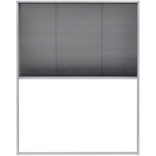 Plisirani Zaslon Protiv Insekata za Prozore Aluminijski 80x100 cm slika 6