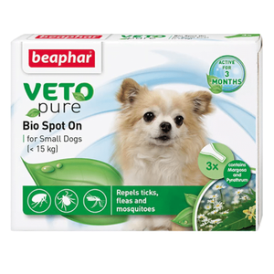 Beaphar Vetopure Bio Spot On Dog S (&lt;15 kg)