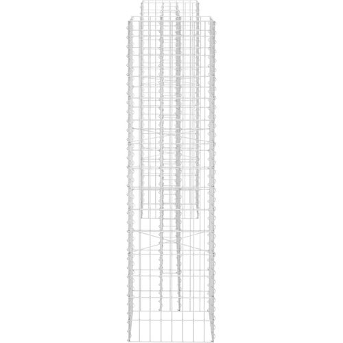 Gabionska sadilica u H-obliku od čelične žice 260 x 40 x 150 cm slika 19
