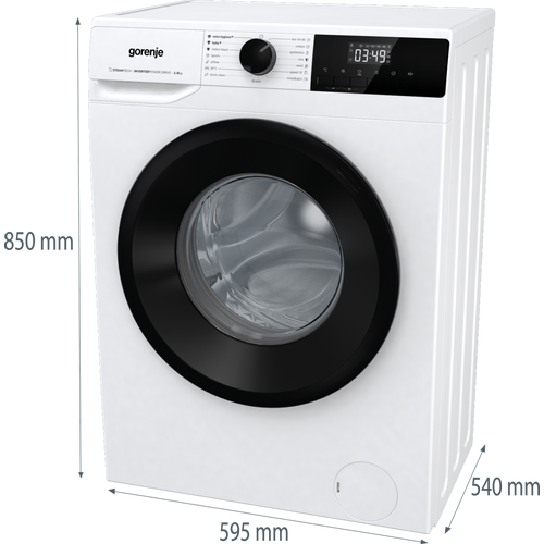 Gorenje W11NHPI84AS Veš mašina 8 kg, 1400 rpm, Inverter PowerDrive, Dubina 54 cm slika 7